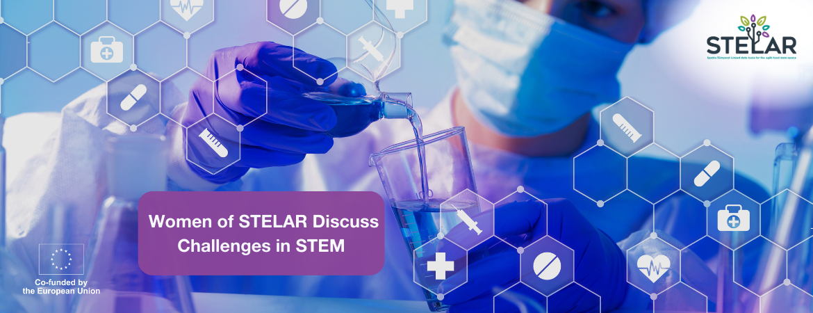 Main visual that represents our blog about 5 remarkable women of STELAR who discussed challenges in STEM.